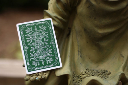 Green Monarchs Playing Cards 