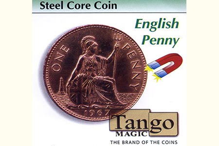 Moneda imantable - 1 penny - mr tango