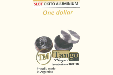 Caja Okito Aluminio con ranura 1 Dólar - mr tango