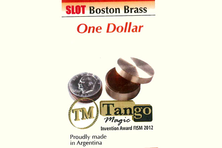 Slot boston coin box Brass 1 Dollar - mr tango