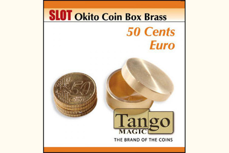 Slot Okito coin box brass 50 cents euro - mr tango