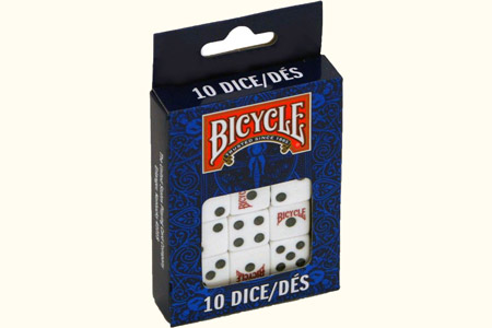 Dés à jouer Bicycle (par 10)