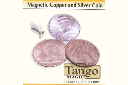 Copper and Silver ½ Dollar Magnétique