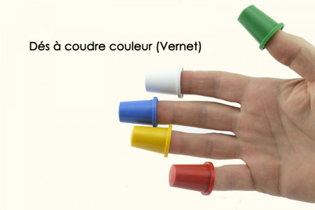 Dés à coudre couleur