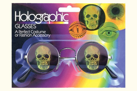 Lunettes holographiques têtes de mort