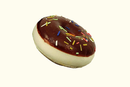 Donut de chocolate de goma