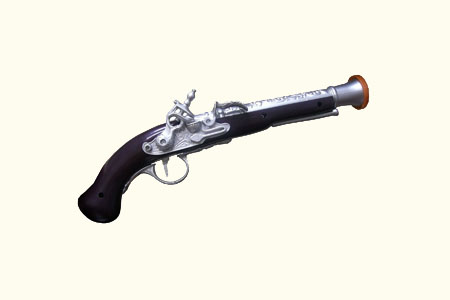 Pistola de piratas 34 cm
