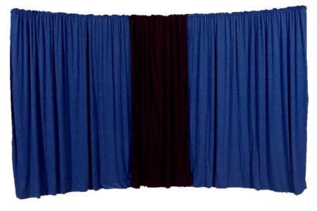 Curtains of scene Spider-flex Blue