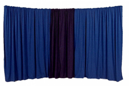 Curtains of scene Spider-flex Blue