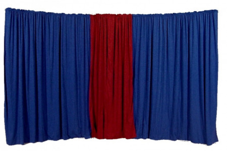 Curtains of scene Spider-flex Blue
