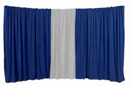 Curtains of scene Spider-flex Blue