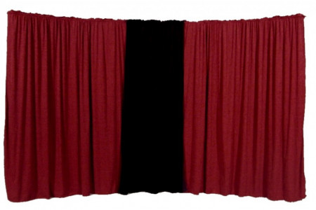 Curtains of scene Spider-flex Red