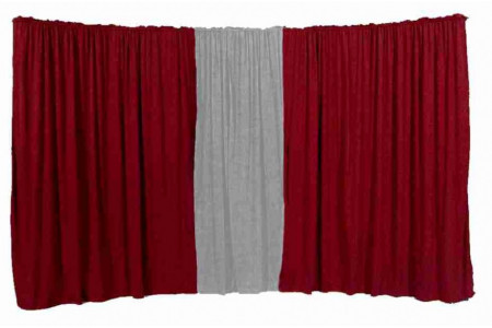 Curtains of scene Spider-flex Red