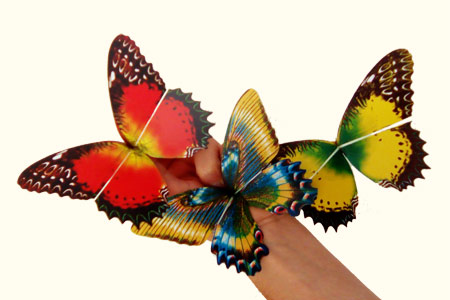 Papillons à ressort (par 10)