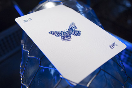 Butterfly Playing Cards Marked (Blue) 2nd Edition