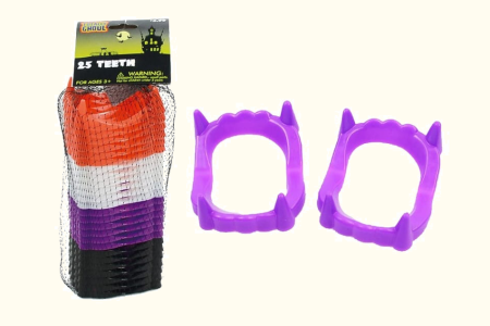 Dentiers couleurs (lot de 25)