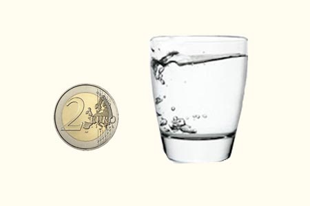 Desaparición de Moneda en vaso