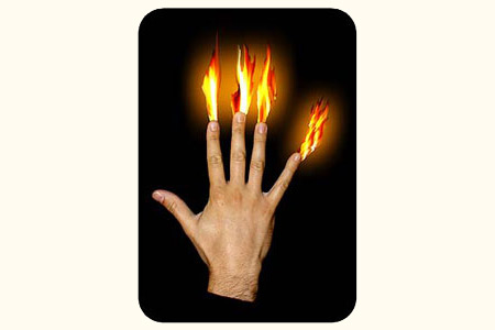 Tours de magie prop bougie flamme mouvement feu caoutchouc doigt magie du po._fr