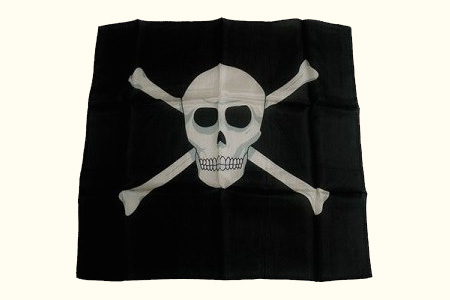 Skull and Crossbones Production Silk 18