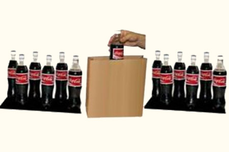 Appeating 12  Coca Colas from paper bag - tora-magic