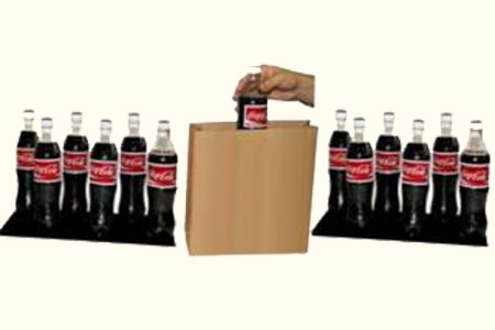 Appeating 12 Coca Colas from paper bag - tora-magic