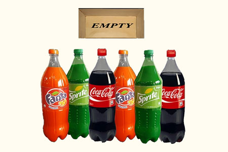 Apparition de 6 Grands sodas d'un sac vide - tora-magic