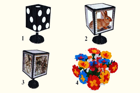 Smart Glassy Cube 4 times - tora-magic