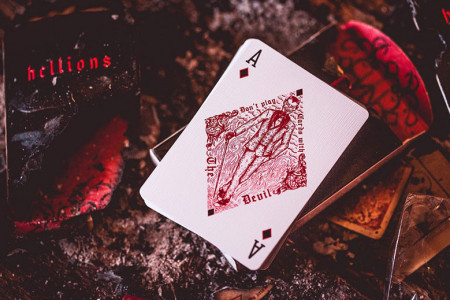 Red Hellions Playing Cards