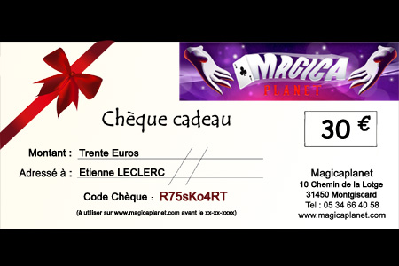 Cheque REGALO 30 €