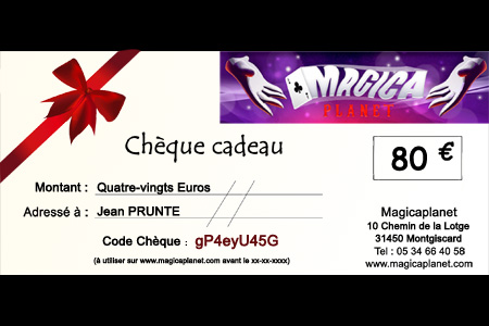 Cheque REGALO 80 €