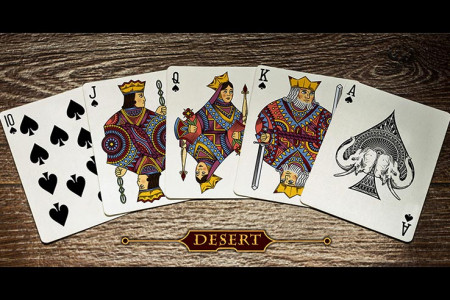 Elephant Playing Cards (Desert)