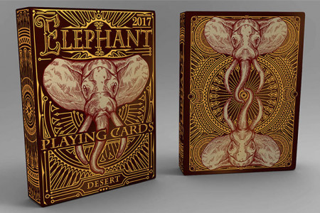 Elephant Playing Cards (Desert)