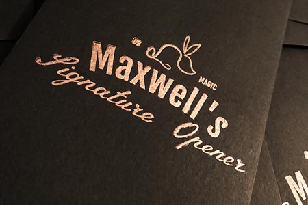 Maxwell's Signature Opener Maxwell's Signature Opener