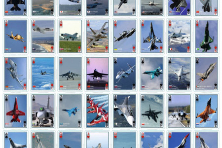 Modern Aircraft Playing Cards