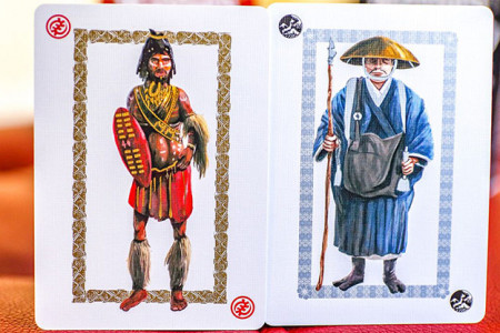 Ancient Warriors (Black) Playing Cards