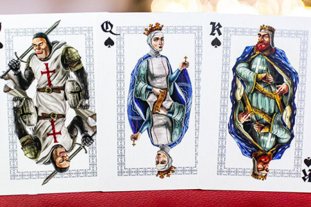 Ancient Warriors (Black) Playing Cards