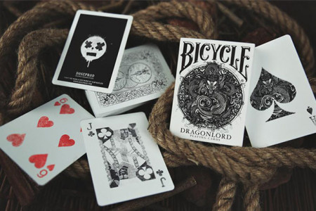 Jeu Bicycle Dragonlord (Blanc)