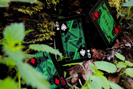 Wood Element (Black) Playing Cards