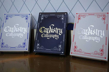 Cardistry Calligraphy (Blue) Playing Cards