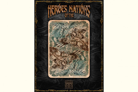 Heroes of the Nations (Dark Version) Playing Cards