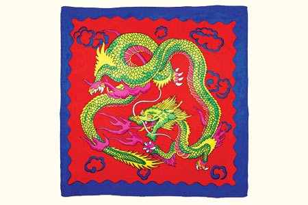 Foulard Dragon (90 x 90 cm)