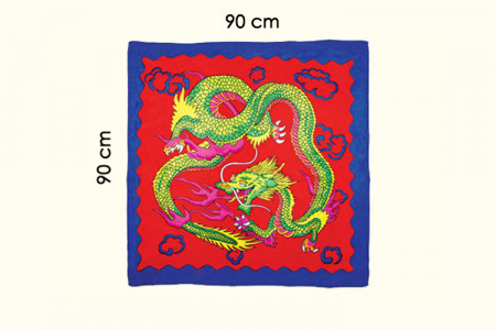 Foulard Dragon (90 x 90 cm)