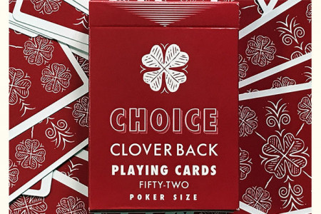 Choice Cloverback (Red) Playing Cards