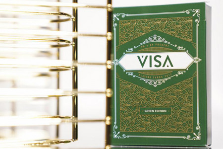 Visa Playing Cards (Green)