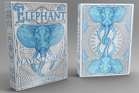 Elephant Playing Cards (Tundra)