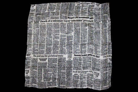 Production Hanky Newspaper Print