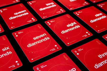 Grid Series Two - Typographic Playing Cards