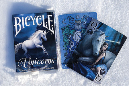 Baraja Bicycle Anne stokes Unicorns