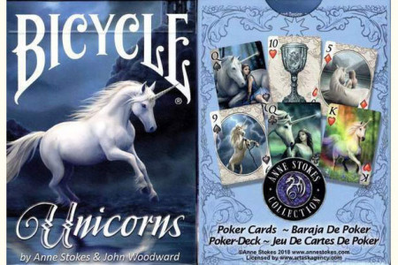 Baraja Bicycle Anne stokes Unicorns