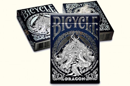 Jeu Bicycle Dragon Silver